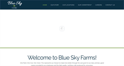 Desktop Screenshot of blueskyfarms.com