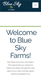 Mobile Screenshot of blueskyfarms.com